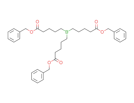 Pentanoic acid, 5,5',5''-borylidynetris-, tris(phenylmethyl) ester