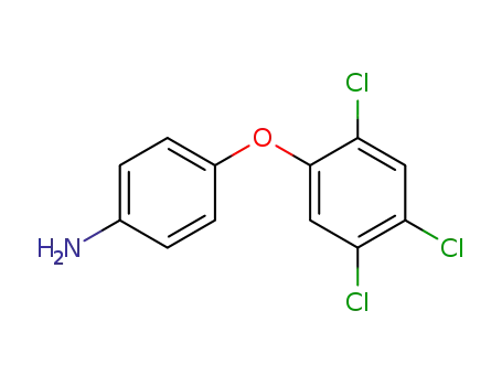 Molecular Structure of 61575-25-5 (Benzenamine, 4-(2,4,5-trichlorophenoxy)-)