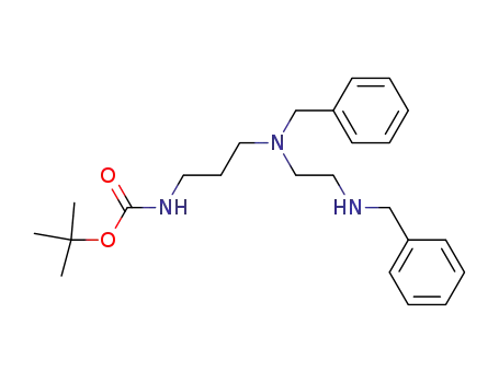 9,12-di(phenylmethyl)-2,2-dimethyl-3-oxa-4-oxo-5,9,12-triazododecane