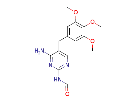 <i>N</i>-[4-amino-5-(3,4,5-trimethoxy-benzyl)-pyrimidin-2-yl]-formamide