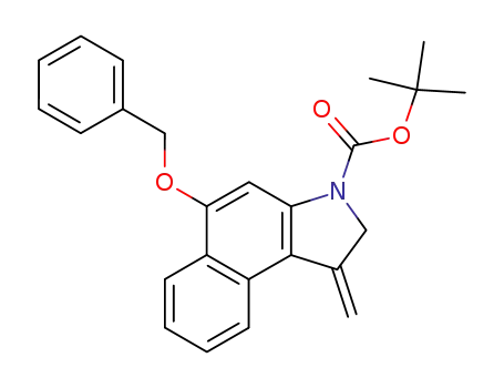 5-(benzyloxy)-3-(tert-butyloxycarbonyl)-1-methylidene-1,2-dihydro-3H-benz<e>indole