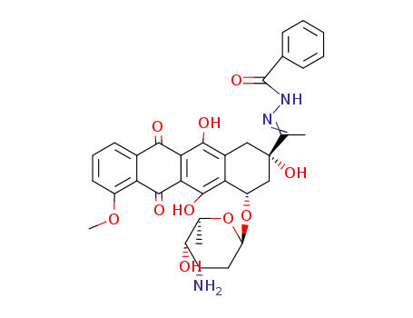 Molecular Structure of 54083-22-6 (Zorubicin)