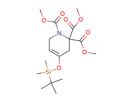 1,2,2-Pyridinetricarboxylic acid,
4-[[(1,1-dimethylethyl)dimethylsilyl]oxy]-3,6-dihydro-, trimethyl ester