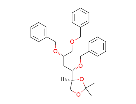 (2S,3S,5S)-3,5,6-Tris-O-benzyl-1,2-O-isopropylidene-1,2,3,5,6-hexane-pentol