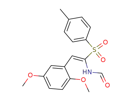 (E)-N-<2-(2,5-Dimethoxyphenyl)-1-(4-methylphenylsulfonyl)ethenyl>formamide