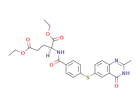 (S)-2-[4-(2-Methyl-4-oxo-3,4-dihydro-quinazolin-6-ylsulfanyl)-benzoylamino]-pentanedioic acid diethyl ester