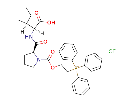 N-<2-(Triphenylphosphonio)ethoxycarbonyl>prolyl-isoleucin-chlorid