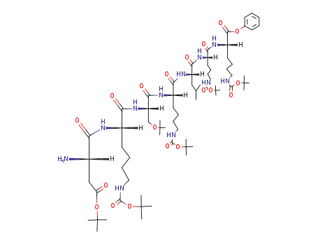 H-L-Asp(OtBu)-L-Lys(Boc)-L-Ser(tBu)-L-Lys(Boc)-L-Leu-L-Lys(Boc)-L-Lys(Boc)-OPh