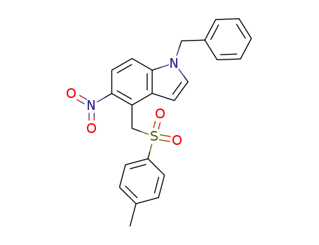 1-Benzyl-5-nitro-4-(toluene-4-sulfonylmethyl)-1H-indole