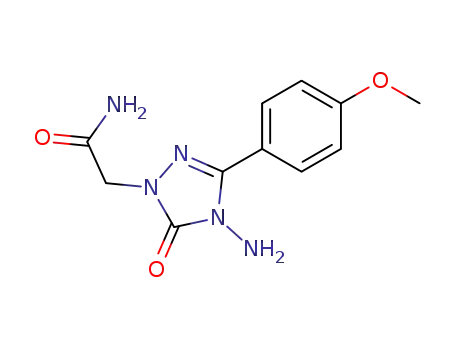 2-[4-Amino-3-(4-methoxy-phenyl)-5-oxo-4,5-dihydro-[1,2,4]triazol-1-yl]-acetamide