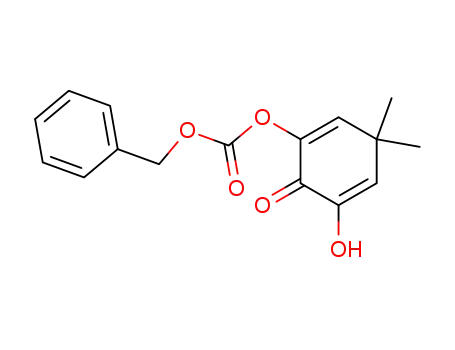 2-(Benzyloxycarbonyloxy)-6-hydroxy-4,4-dimethyl-2,5-cyclohexadien-1-on