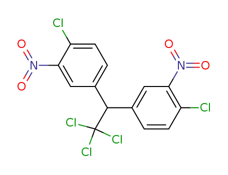 Molecular Structure of 4399-07-9 (Benzene, 1,1'-(2,2,2-trichloroethylidene)bis[4-chloro-3-nitro-)