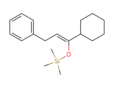 ((Z)-1-Cyclohexyl-3-phenyl-propenyloxy)-trimethyl-silane