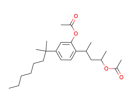 2-Acetoxy-4-[2-acetoxy-4-(1,1-dimethylheptyl)phenyl]pentane