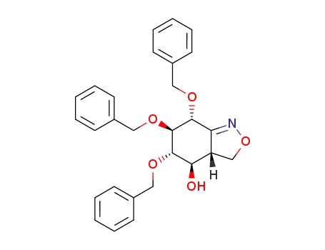 (1R,2R,3S,4S,5R)-3,4,5-tribenzyloxy-2-hydroxy-8-oxa-7-azabicyclo<4.3.0>non-6-ene