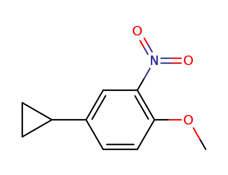 Benzene, 4-cyclopropyl-1-methoxy-2-nitro-