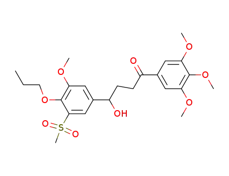 4-Hydroxy-4-(3-methanesulfonyl-5-methoxy-4-propoxy-phenyl)-1-(3,4,5-trimethoxy-phenyl)-butan-1-one