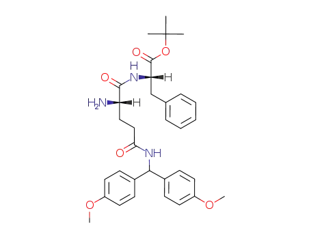 L-Phenylalanine, N-[N-[bis(4-methoxyphenyl)methyl]-L-glutaminyl]-,
1,1-dimethylethyl ester