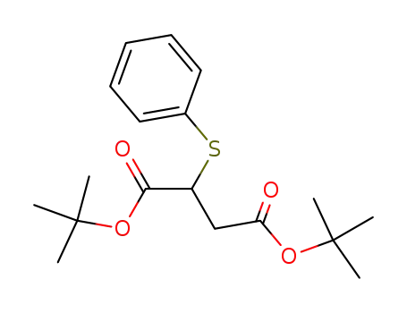 2-Phenylsulfanyl-succinic acid di-tert-butyl ester