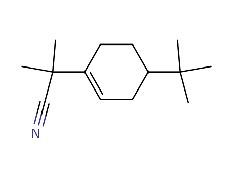 2-(4-tert-butyl-1-cyclohexenyl)-2-methylpropiononitrile