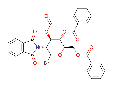 3-O-acetyl-4,6-di-O-benzoyl-2-desoxy-2-phthalimido-D-glucopyranosyl bromide