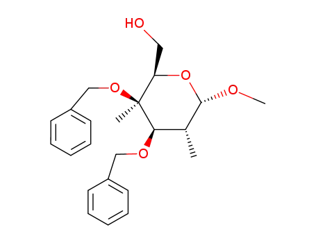 methyl 2-desoxy-2,4-di-C-methyl-3,4-di-O-benzyl-α-D-galactopyranoside