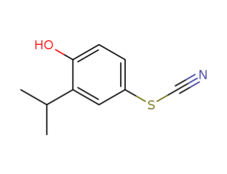 2-propan-2-yl-4-thiocyanato-phenol cas  6319-41-1