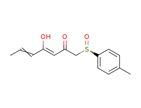 (+)(R) 1-(p-tolylsulfinyl) 5-heptene 2,4-dione