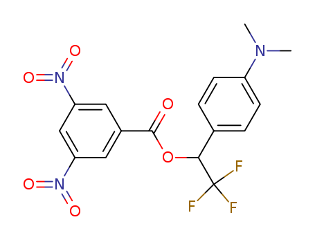 Benzenemethanol, 4-(dimethylamino)-a-(trifluoromethyl)-, 3,5-dinitrobenzoate (ester)