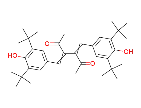 3,4-Di(3,5-di-tert-butyl-5-hydroxybenzylidene)hexane-2,5-dione