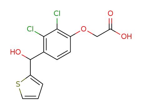 [2,3-Dichloro-4-[(2-thienyl)hydroxymethyl]phenoxy]acetic acid