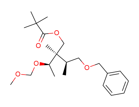 (2S,3R,4R)-1-(benzyloxy)-4-(methoxymethoxy)-2,3-dimethyl-3-<(trimethylacetoxy)methyl>pentane