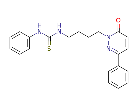 6-phenyl-2-<4-(phenylthioureido)butyl>-3(2H)-pyridazinone