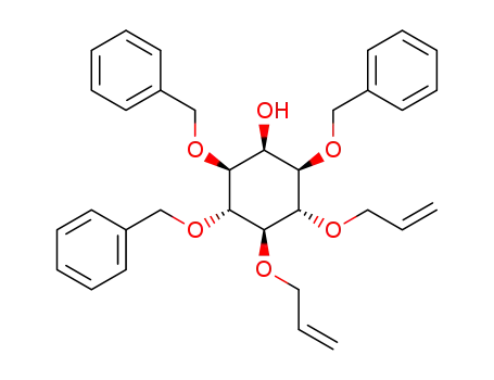 (+/-)-5,6-di-O-allyl-1,3,4-tri-O-benzyl-myo-inositol