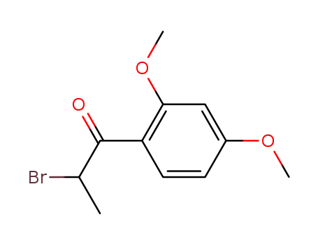 Molecular Structure of 117844-88-9 (2-bromo-2-4-dimethoxypropiophenone)