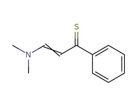 Molecular Structure of 24301-15-3 (2-Propene-1-thione, 3-(dimethylamino)-1-phenyl-)