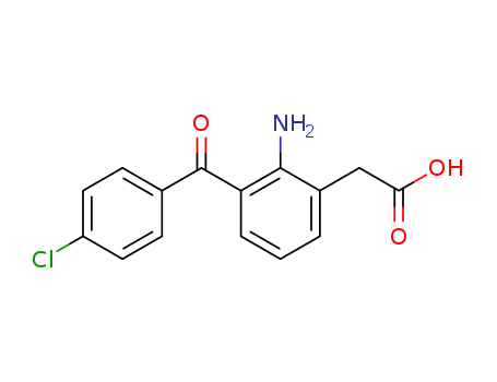 [2-amino-3-(4-chlorobenzoyl)phenyl]acetic acid