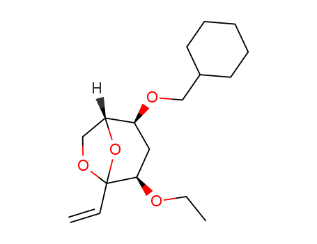 3,8-ANHYDRO-6-O-(CYCLOHEXYLMETHYL)-1,2,5-TRIDEOXY-4-O-ETHYL-SS-D-RIBO-OCT-1-EN-3-ULOPYRANOSE