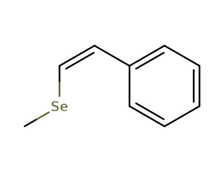 Molecular Structure of 95391-81-4 (Benzene, [2-(methylseleno)ethenyl]-, (Z)-)