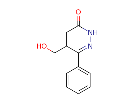 3(2H)-Pyridazinone,4,5-dihydro-5-(hydroxymethyl)-6-phenyl-