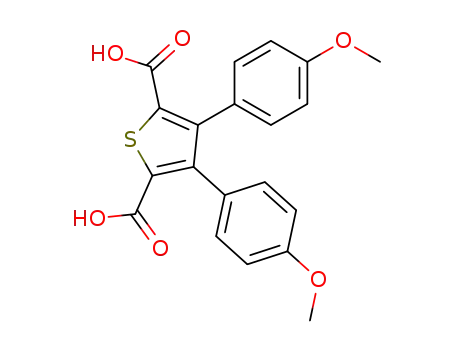 2,5-Thiophenedicarboxylic acid, 3,4-bis(4-methoxyphenyl)-