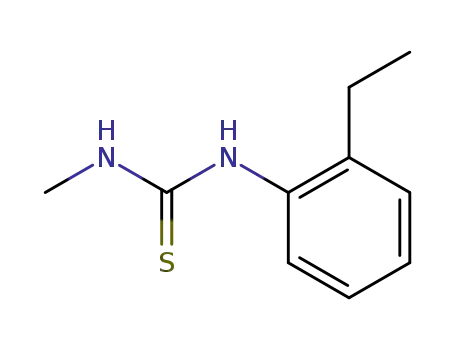 Molecular Structure of 65709-19-5 (1-(2-ethylphenyl)-3-methylthiourea)