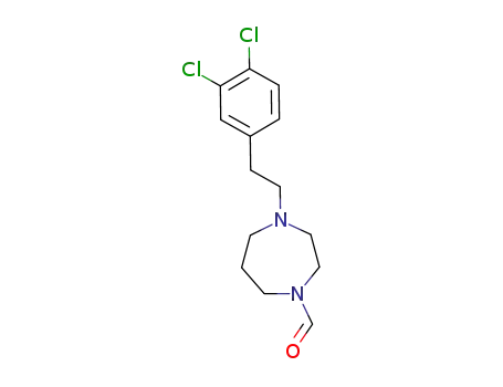 Molecular Structure of 150208-82-5 (1-<2-(3,4-dichlorophenyl)ethyl>-4-formylhomopiperazine)