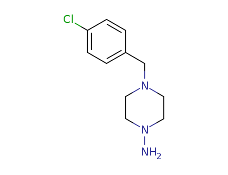 1-Piperazinamine, 4-[(4-chlorophenyl)methyl]-