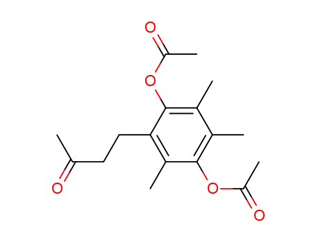 2-Butanone, 4-[2,5-bis(acetyloxy)-3,4,6-trimethylphenyl]-