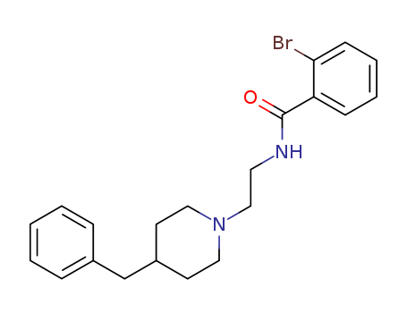 Benzamide, 2-bromo-N-[2-[4-(phenylmethyl)-1-piperidinyl]ethyl]-