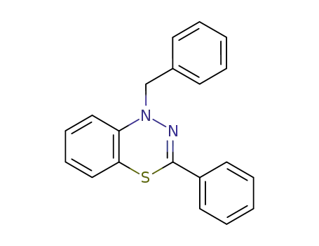 Molecular Structure of 154776-63-3 (1H-4,1,2-Benzothiadiazine, 3-phenyl-1-(phenylmethyl)-)