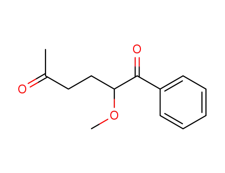 Molecular Structure of 108574-54-5 (methoxy-2 phenyl-1 hexanedione-1,5)