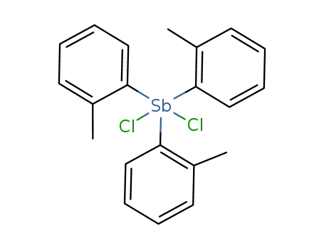 (C<sub>6</sub>H<sub>4</sub>CH<sub>3</sub>)3SbCl<sub>2</sub>