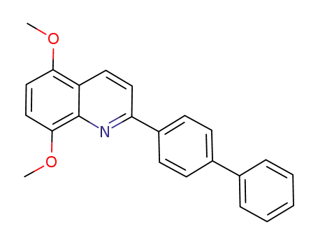Molecular Structure of 860783-99-9 (2-[1,1'-BIPHENYL]-4-YL-5,8-DIMETHOXYQUINOLINE)
